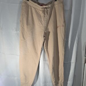 Guess Men's Light Tan Joggers